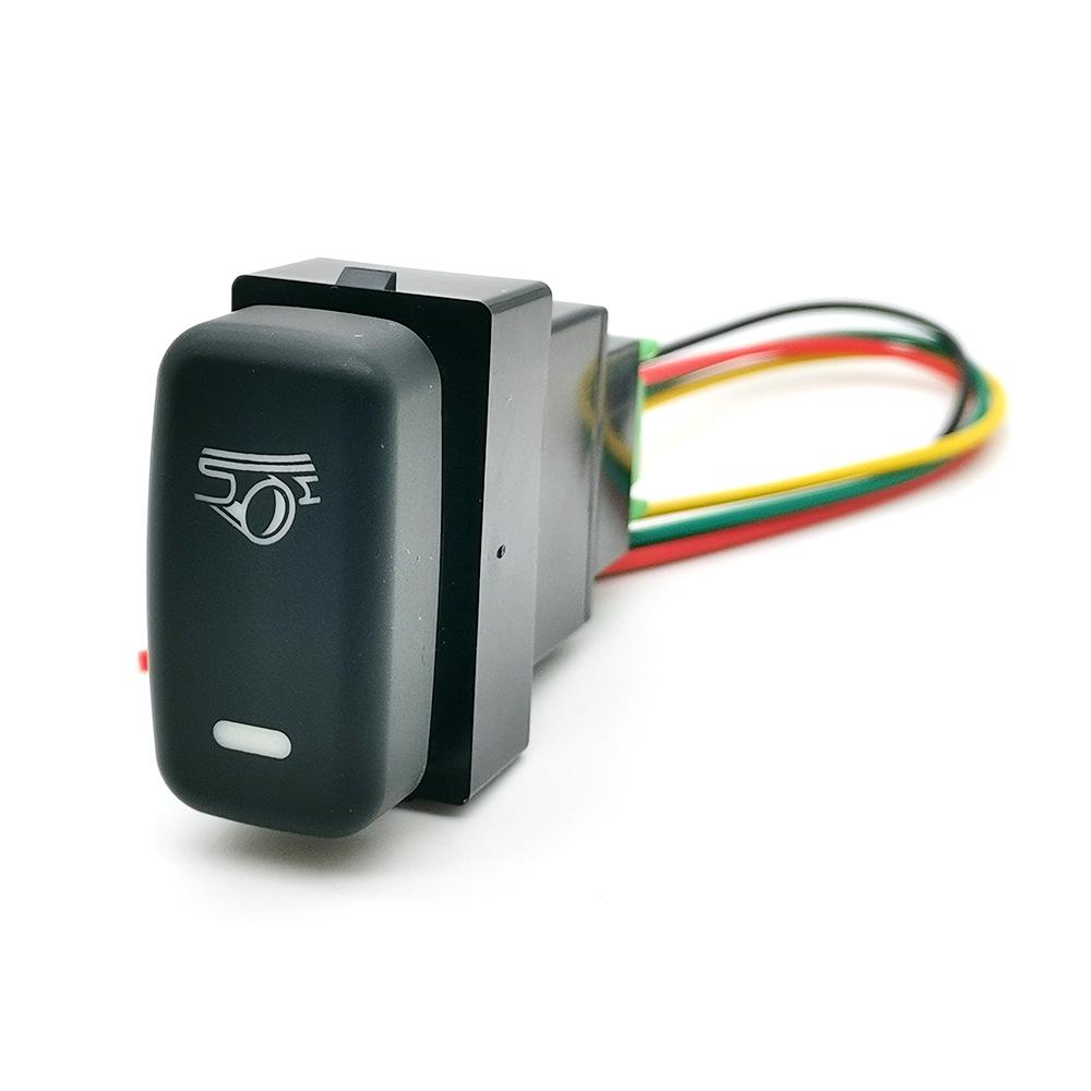 Светодиодные дневные ходовые огни и переключатель питания передних противотуманных фар для 06-12 Mitsubishi Outlander/Pajero