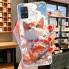 Мультяшный Милый Кот Рыба Эстетичный Чехол для Телефона Для Samsung Galaxy A12 A22 A32 A52 A72 A02S Чехол для Телефона Note 20 Ultra 10 S10 Plus