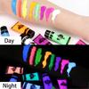 Glow UV Blacklight Face Paint,Neon Body Paint Set of 8 Tubes Blacklight Reactive Paints, DarkPaint Neon Party Supplies