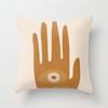 Modern Minimalist Abstract Pillow Cover Minimalist Geometric Peachskin Velvet Cushion