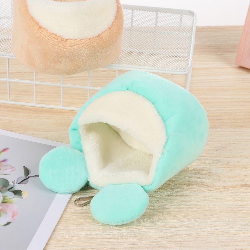 Мягкий флисовый кролик мини-гнездо хомяк спальная кровать домик для мелких животных морская свинка коврик теплая подстилка