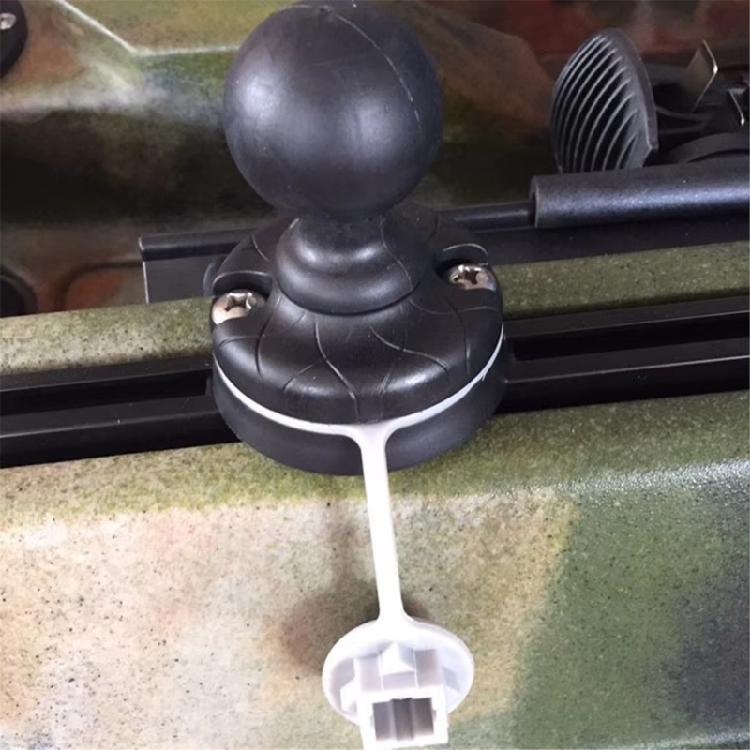 Plastic Kayak Quick Release Track Base Replacement Balls Mount Track Adapter Slide Guide Rail Systems Balls Mount