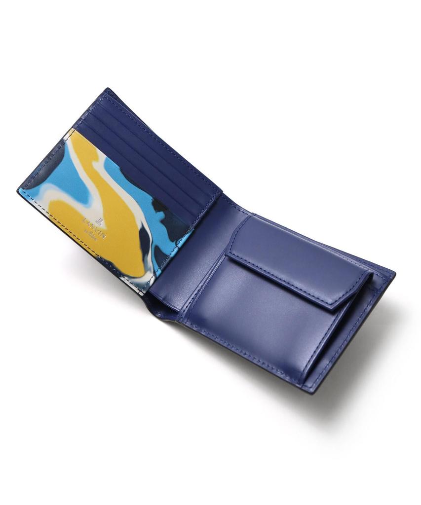 en [LANVIN Bleu] Bi-fold wallet, black, 11x9x2.5cm