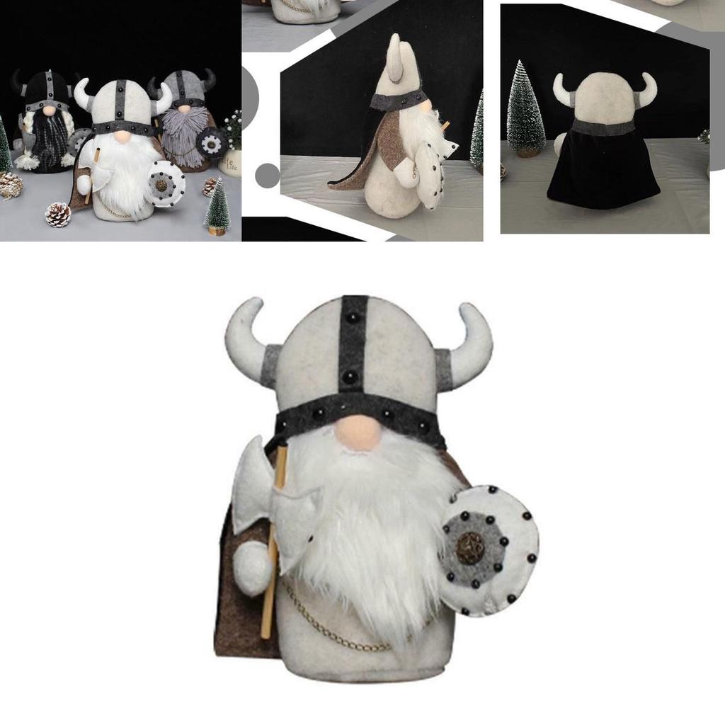 Очаровательная плюшевая игрушка гном-викинг для уютного скандинавского декора томте-эльфа