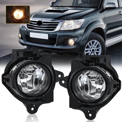 Светодиодный противотуманный фонарь в сборе Для Toyota Hilux Vigo MK7 2011 2012 2013 2014 2015 Автомобильный передний бампер Галогенная лампа с проводами Водонепроницаемый 12В