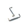 STRADPET Titanium SCALLOP Chinrest Screws for Violin Stradpet Titanium Chinrest Fittings for Violins with Hook Scallop Model