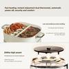 220 В электрическая 2-х вкусовая сплит-система Hot Pot 6L многофункциональная домашняя электрическая пароварка для приготовления пищи на пару сковорода