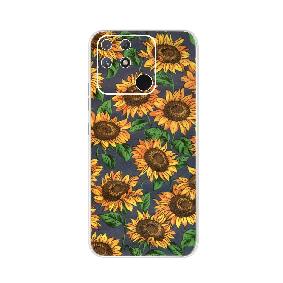 Soft Silicone Case For Raelme Narzo 50A RMX3430 Phone CaseTransparent TPU Cover For Realme Narzo50a 50 A 6.5" Back Cases Bumper