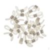 25pcs Rubber Connectors Ends for Eye Glasses Holder Necklace Chain 20x4mm -