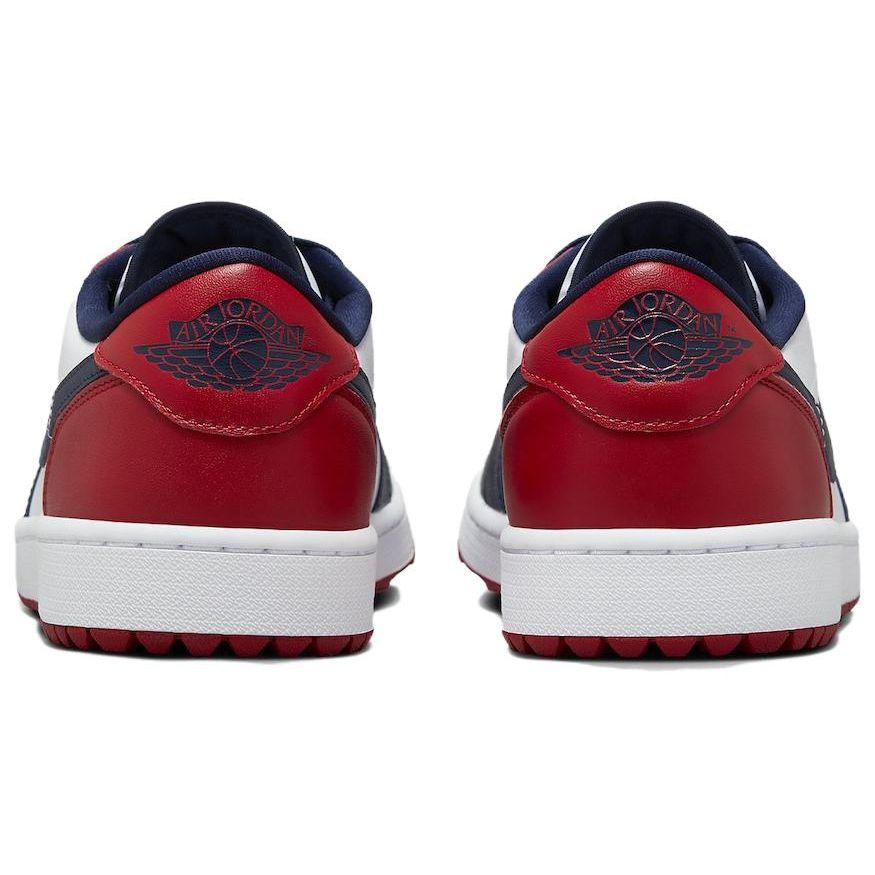 Кроссовки унисекс Air Jordan 1 Low Golf USA Красный Белый Обсидиан DD9315-113