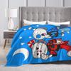 Cupheads  Game Blankets Flannel Spring/Autumn Breathable Lightweight Thin Throw Blanket for Home Bedroom Rug Piece