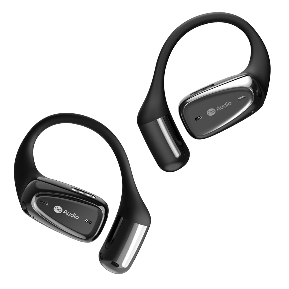 (Н.Б.) Беспроводные наушники Audio Open+ с открытым дизайном, True Wireless, с креплением за ухо, легкие 7 г, режим низкой задержки, микрофон для звонков, водонепроницаемость IPX4, технический стандарт PSE