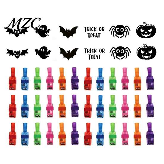 Finger Projector Light 36 Pcs Halloween Lights, Mini Pattern Projectors, LED Projection Party Supplies for Favors, Goodie Bag Fillers, Trick or Treat