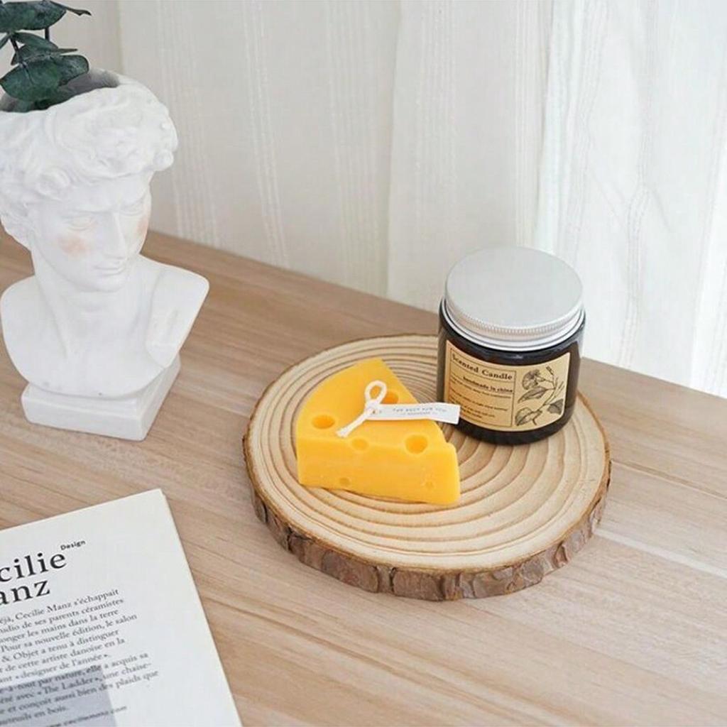 Round Unfinished Wood Slices Circles with Tree Bark Log Discs DIY Crafts Wedding Party Painting