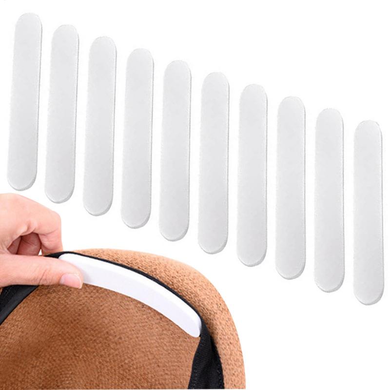 10 Pcs Hat Adjuster Bands Adhesive Hat Sizing Pads For Fit Adjuster Inserts For Fisherman's Hats Baseball Caps Hat Size Adjuster