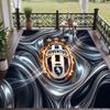 Soft Floor Carpet Juventus FC Pattern Area Rug Decorative Mat For Home Room Decoration