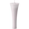 Kameyama Cartridge-Type Japanese Wax Candle, White, 21cm, Pack of 2, Approx. 4.5 Hours