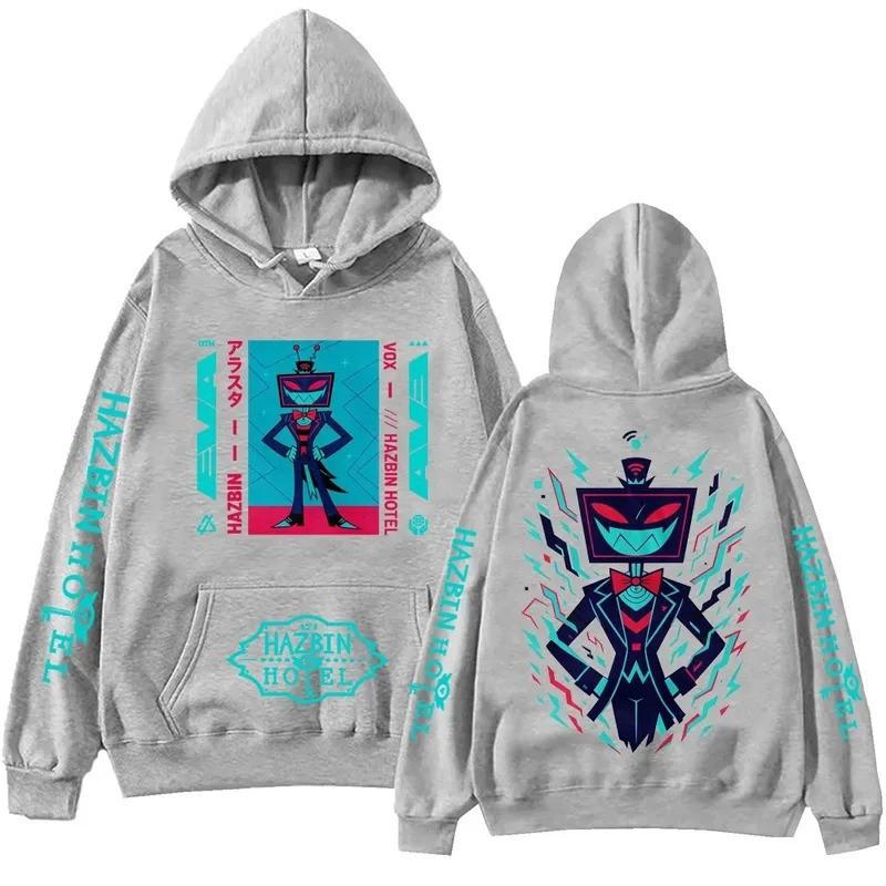 Hazbin Hotel Vox Cosplay Hoodie Man Woman Haraju