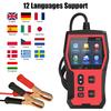 Intelligent Digital Car Battery Tester BT207 Diagnostic Tool 12V 24V Automotive Battery Detector Cloud Print LCD Digital Display