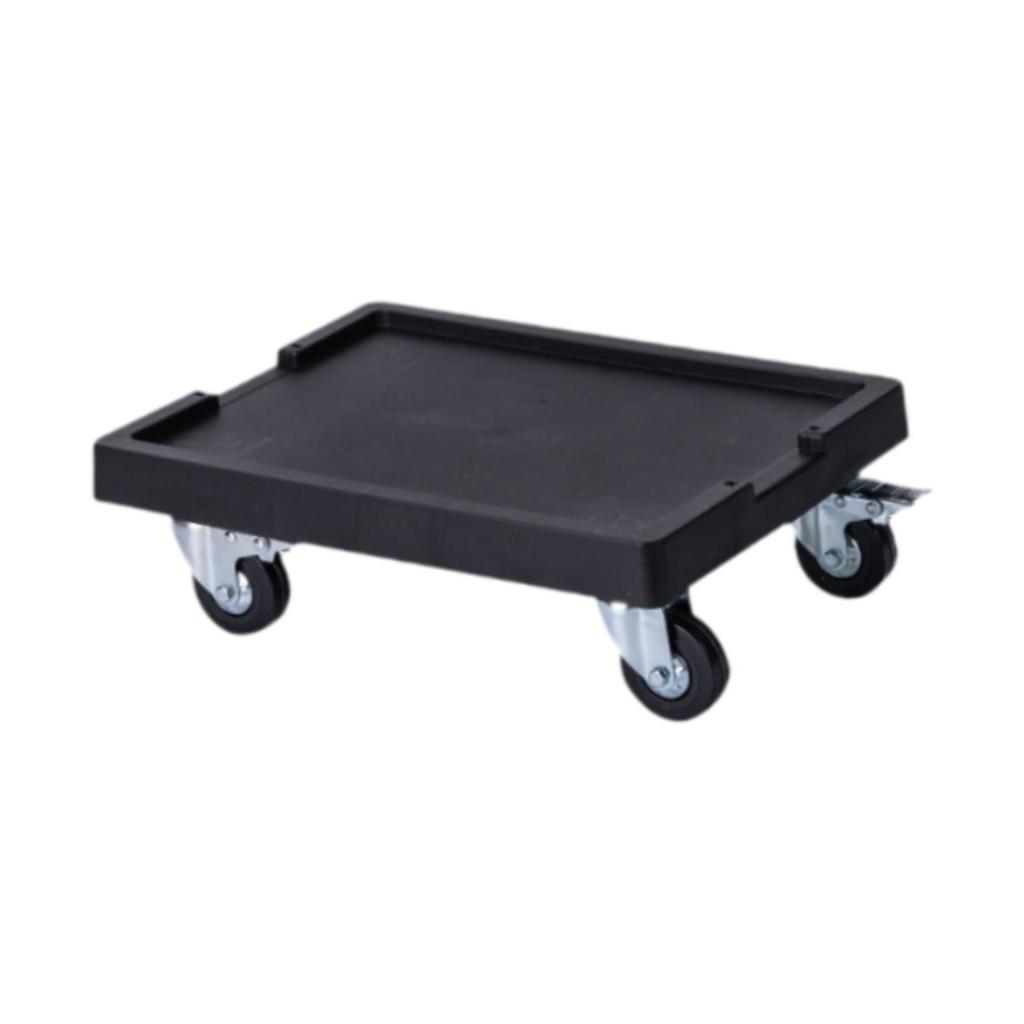 Wheeled Planter Tray 360 Degree Rotating Wheels Accessories Plant Dolly Saucer Planter Stand with Wheel for Home Backyard Patio