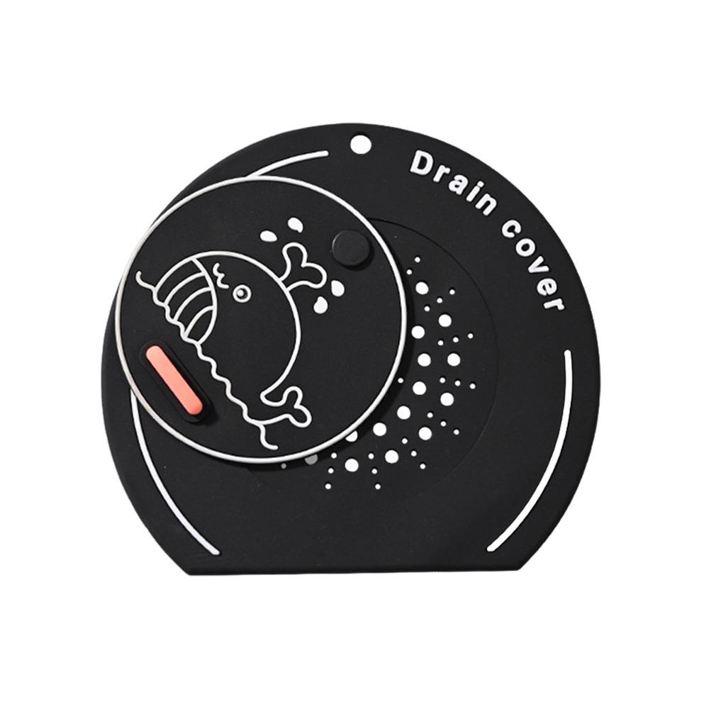 Anti-odor Floor Drain Mat Silicone Kitchen Sink Seal Mat  for Bathroom Hair Collection