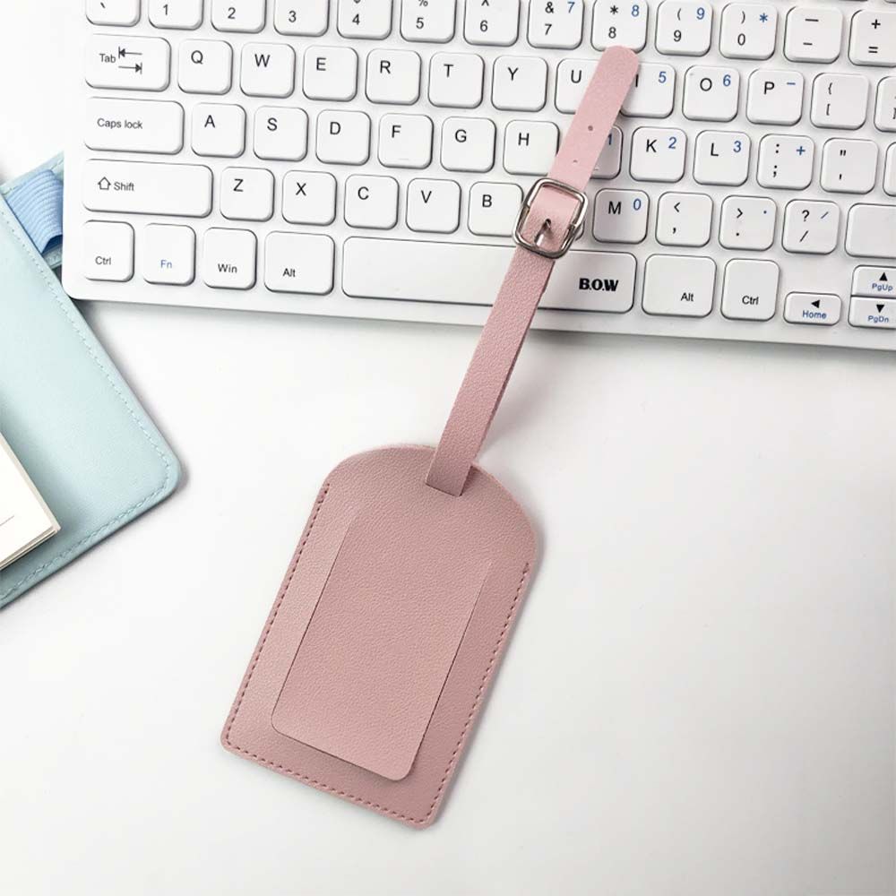 Label PU Leather Holiday Travel Airplane Suitcase Tag Boarding Pass Luggage Tag Travel Accessories