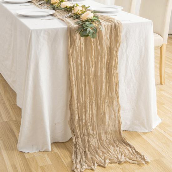 Скатерть-дорожка в деревенском стиле, мягкая моющаяся, не выцветающая, украшение для свадебной вечеринки