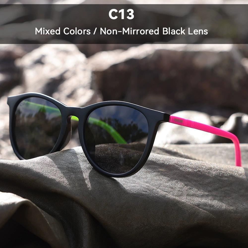 New KDEAM Brand Simple Stylish Design Vintage Men Polarized Sunglasses Fashion Women Oval Glasses Filter Reflected Light Eyewear