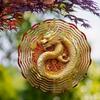 10 Inch Dragon Wind Spinner with 360 Degree Hook for Garden Balcony Outdoor Decor Spring Summer Hanging Ornament Gift for Friends Family
