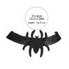 Хэллоуин темное ожерелье-чокер с пауком, готическое преувеличенное ожерелье-цепочка на ключицу, праздничное ожерелье-воротник