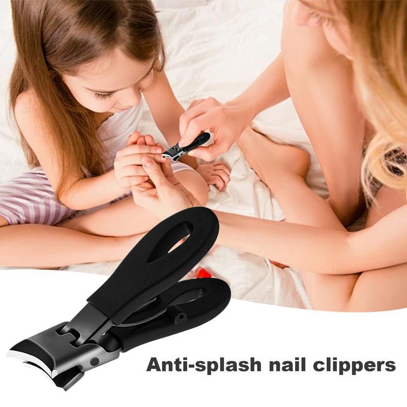 Косые кусачки для ногтей Широкое открытие челюстей Косые изогнутые Ножницы для стрижки ногтей Прочные Дорожные Косые триммеры для ногтей Кусачки для ногтей Триммеры