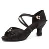 Professional Latin Dance Shoes Satin Salsa Dance Shoes Ballroom Tango Dancing Shoes for Women