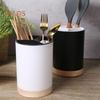 Tableware Storage Container Non-Slip Base Store Easy To Install Durable Forks Spoon Cutlery Storage Organizer Kitchen Supplies