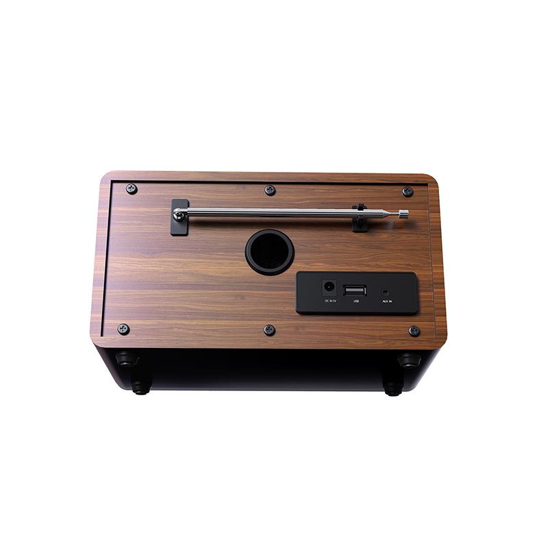 Ретро Bluetooth-колонка из массива дерева с DAB-радио