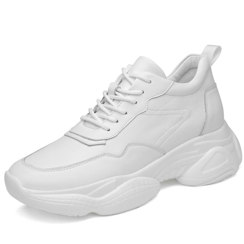 Мужская обувь кеды дышащие маленькие белые туфли обувь со скрытой платформой мужская 10 см повседневная обувь со скрытой платформой спортивная обувь