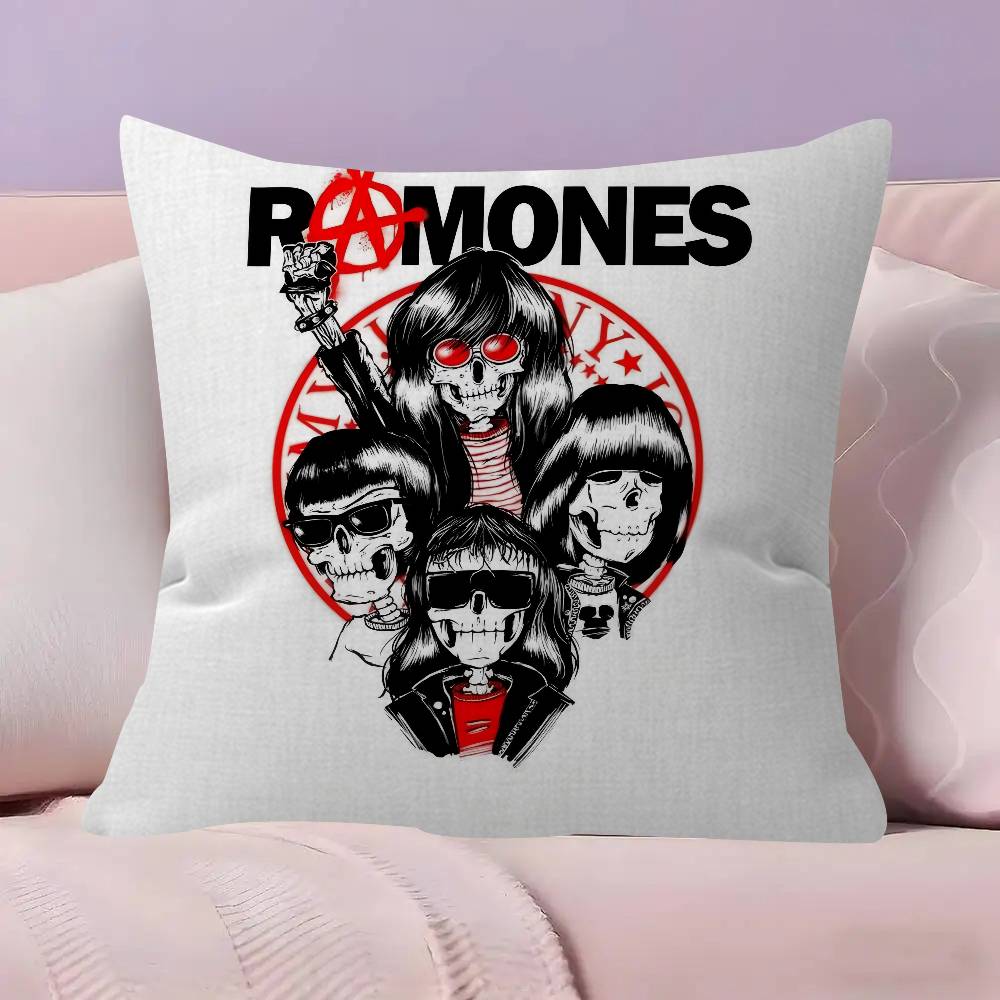 Band Punk RRamones anime Cushion Cover Decorative Pillow Sofa Home Decor case pillow cases