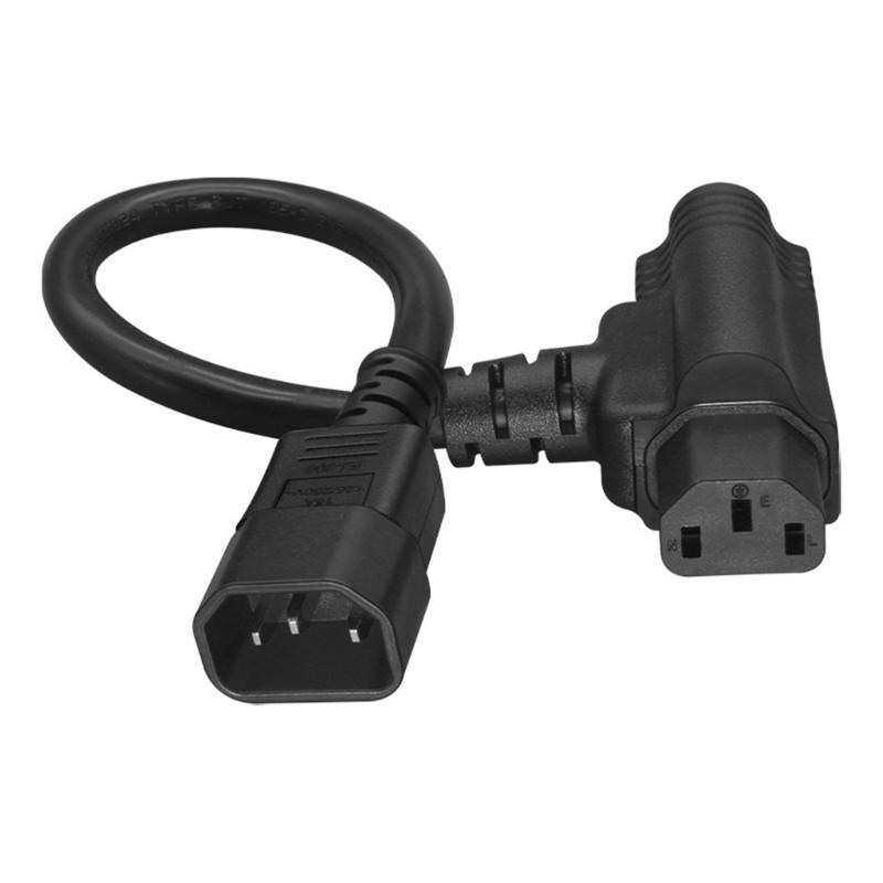 C14 to C13 5-15R Splitter Power Cord Extension Cable IEC 320 C14 Male to 5-15R Female Splitter Adapter Cable Cord