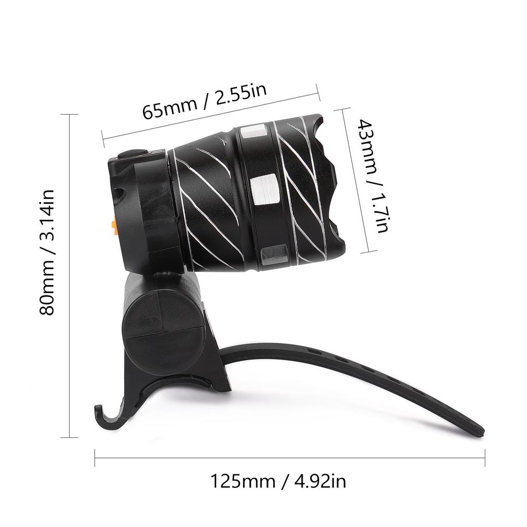 LED USB Rechargeable Outdoor Zoomable T6 Bicycle Light Bike Front Lamp Torch Headlight