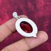 Кулон с гранатом, Ювелирное украшение с драгоценным камнем, Кулон из стерлингового серебра 925 пробы, Украшения ручной работы, Кулон с камнем-талисманом, Подарок для любви