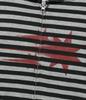 Niceghostclub Худи на молнии Stripe Rush 3Звезды_Черный(Ng2Gsum491A)