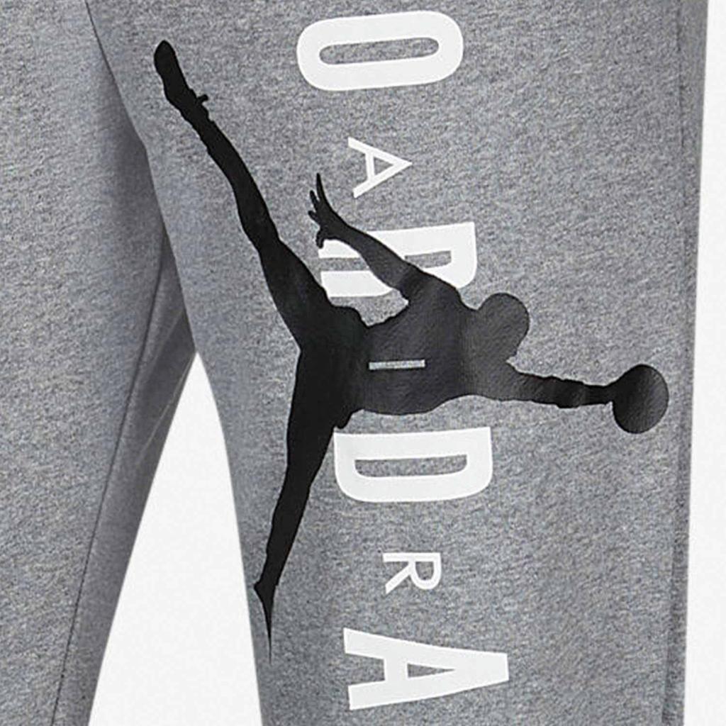 Jordan Мужские вязаные штаны Jumpman Умеренно зауженные с манжетами Угольно-серый CZ1667-091