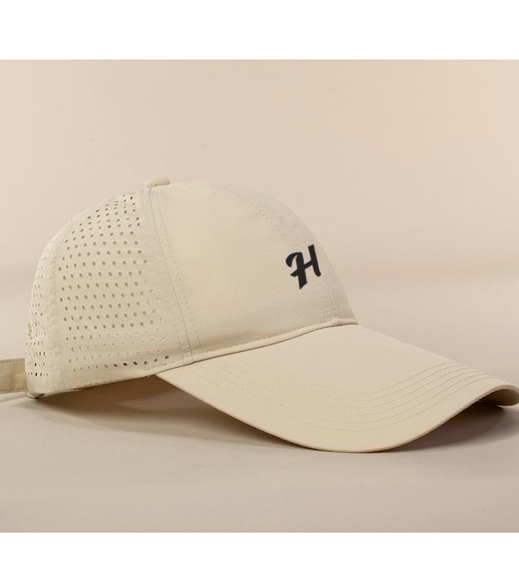 Red Bean Hat for Men - Summer Sun Protection, Quick-Drying Baseball Cap for Outdoor Sports, Leisure, Mountain Climbing, and Fishing