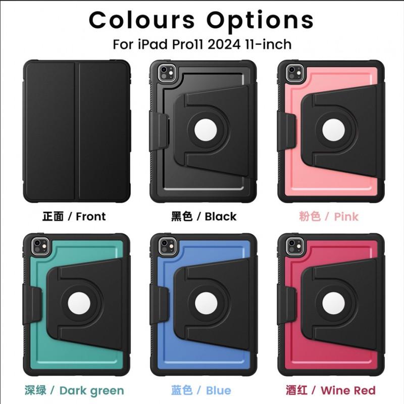 360 Rotating Case IPad Pro 11 Air 6/5 10.2 9th Gen With Pencil Holder Anti-Bend