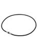 Phiten Necklace RAKUWA Magnetic Titanium Necklace Metal Black 45cm Shoulder Relief Blood Men's [Stiff Shoulders] [Stiff Neck] [Improves Stiffness]