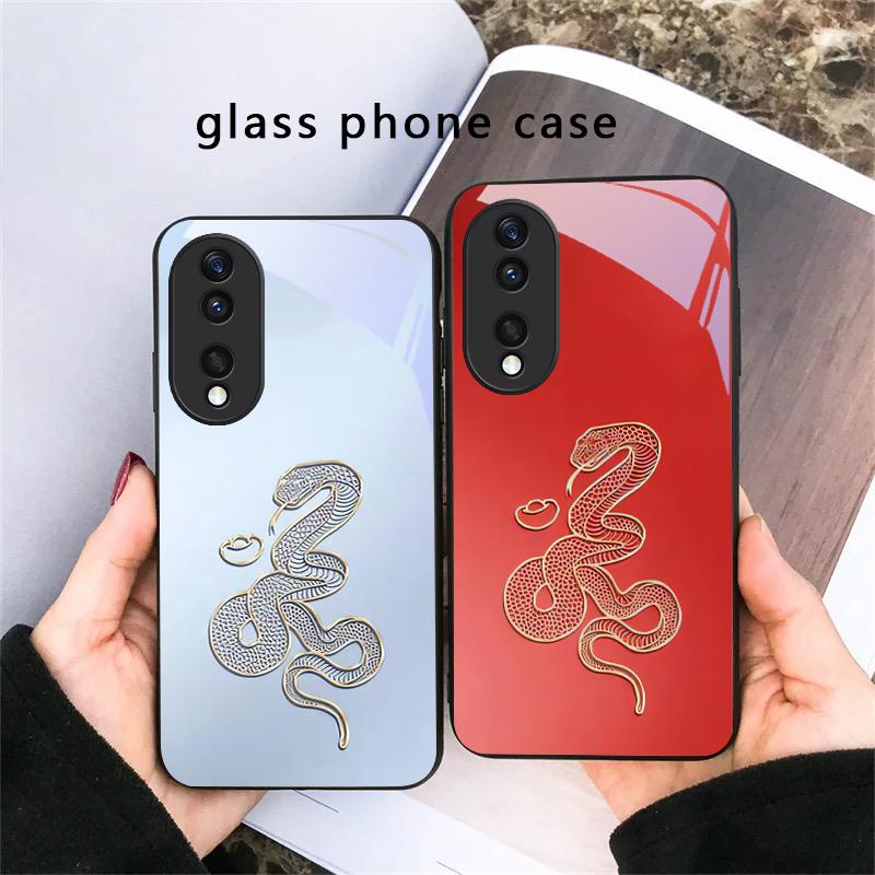 Секретный узор Xuanjin Для Honor X5 Plus X30 X9c Smart X5b X9a X30 Max X50i 30 Pro 50 Pro 70 90Smart 200 Lite Стеклянный Чехол для Телефона