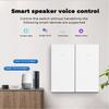 Умный переключатель WiFi Bluetooth двухрежимный с нейтральным проводом, голосовое управление, совместим с Alexa и Google Home