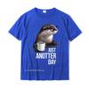 Футболка Funny Otter - Just Anotter Day For Otter Lover Веселые мужские футболки Хлопковые топы Футболка Повседневная
