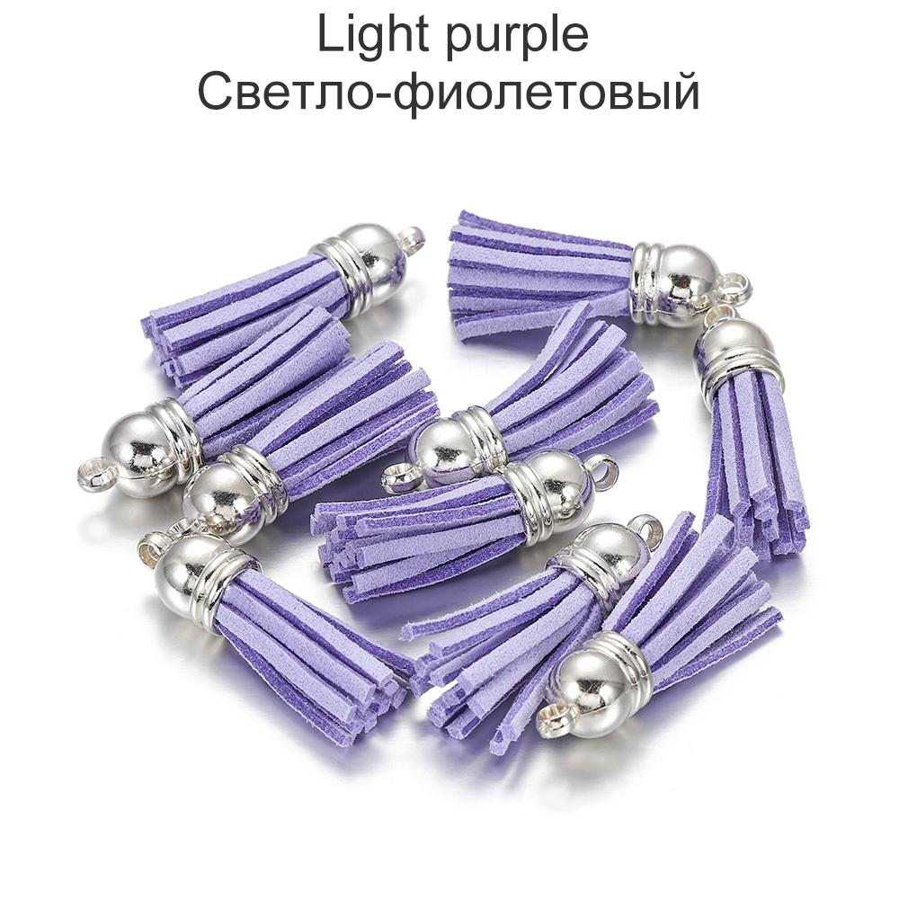 20pcs/lot 38mm Tassel Vintage Leather Tassels Fringe for Purl Macrame Pendant For DIY Jewelry Making Supplies Accessories