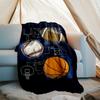 ball sports Theme Printed Blanket - Perfect for Couch, Bed, Travel & Outdoor Use | Machine Washable, Cozy & Durable.