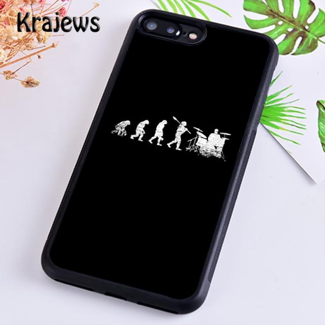 Чехол для телефона Krajews с музыкальным инструментом Drum для iPhone 14 5 6s 7 8 plus X XR XS 11 12 13 pro max Samsung S21 S22 ultra Plus